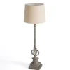 Quatrefoil Distressed Gray Buffet Lamp-Kirkland's Home Best