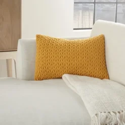 Quilted Chevron Lumbar Pillow-Kirkland's Home Flash Sale