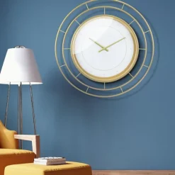 Radial Wire Metal Wall Clock-Kirkland's Home Flash Sale