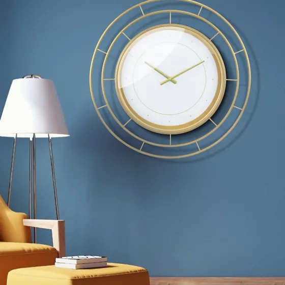 Radial Wire Metal Wall Clock-Kirkland's Home Flash Sale