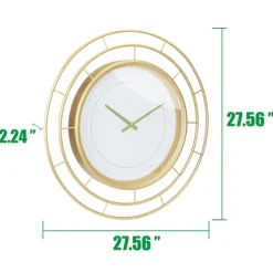 Radial Wire Metal Wall Clock-Kirkland's Home Flash Sale