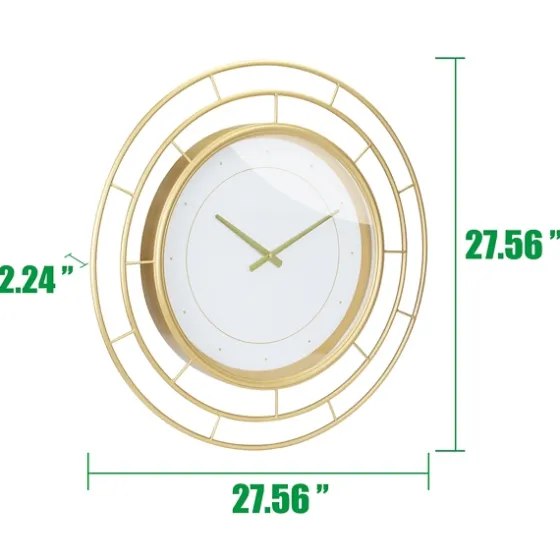 Radial Wire Metal Wall Clock-Kirkland's Home Flash Sale