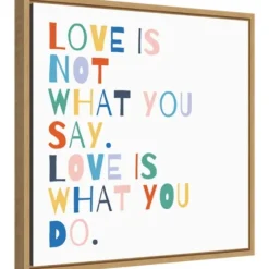 Rainbow Words I Framed Canvas Art Print-Kirkland's Home Hot