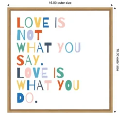 Rainbow Words I Framed Canvas Art Print-Kirkland's Home Hot