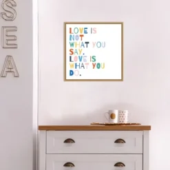 Rainbow Words I Framed Canvas Art Print-Kirkland's Home Hot