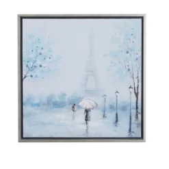 Rainy Paris Blues Transitional Framed Wall Art-Kirkland's Home Best