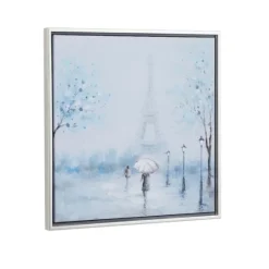 Rainy Paris Blues Transitional Framed Wall Art-Kirkland's Home Best