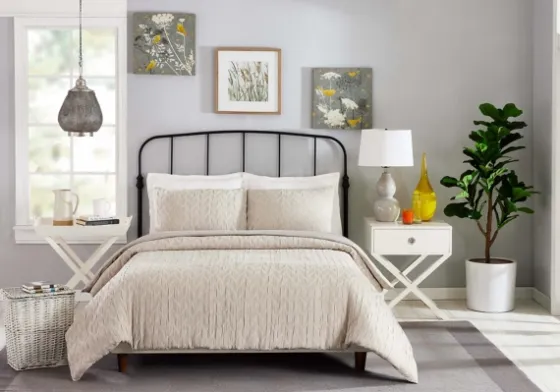Raised Chevron 3-Pc. Queen Duvet Set-Kirkland's Home Best