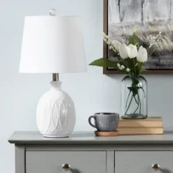 Raised Geometric Table Lamp-Kirkland's Home Cheap