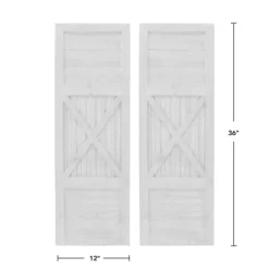 Raleigh Shutters, Set Of 2-Kirkland's Home Discount