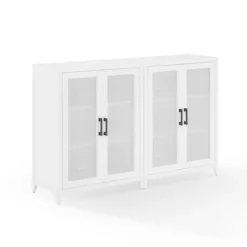 Rattan 4-Doors Wood Cabinet-Kirkland's Home Shop