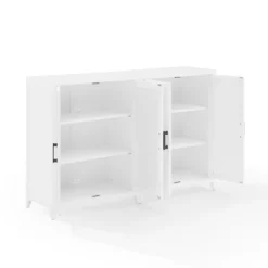 Rattan 4-Doors Wood Cabinet-Kirkland's Home Shop