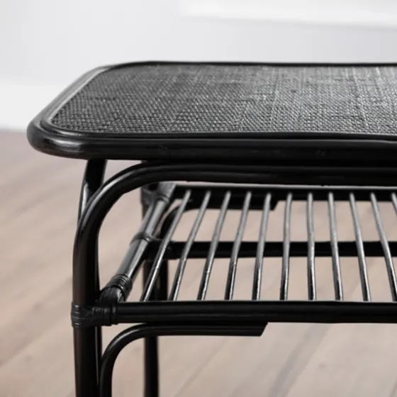 Rattan 3-Pc. Nesting Table Set-Kirkland's Home Fashion