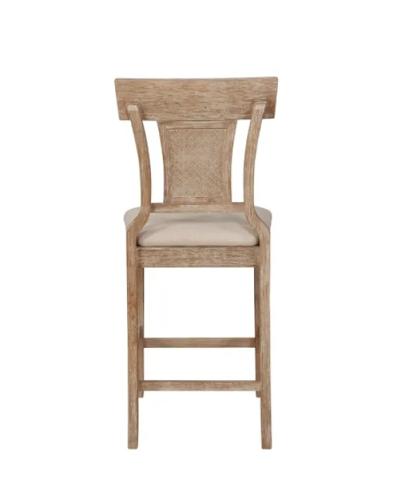 Ray With Gray Wash Finish Counter Stool-Kirkland's Home Clearance