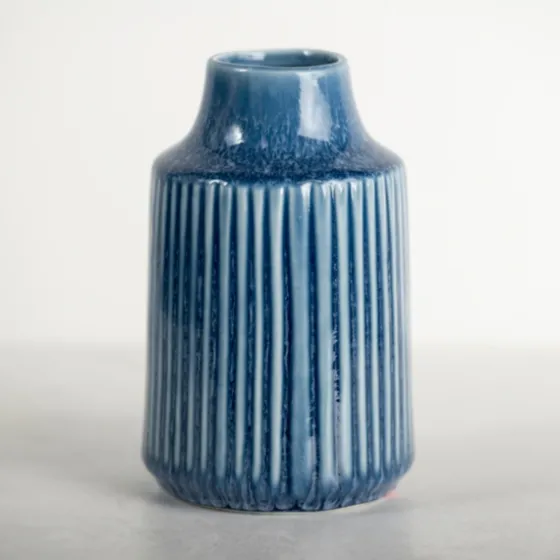 Reactive Ribbed Vase, 7 In.-Kirkland's Home Fashion