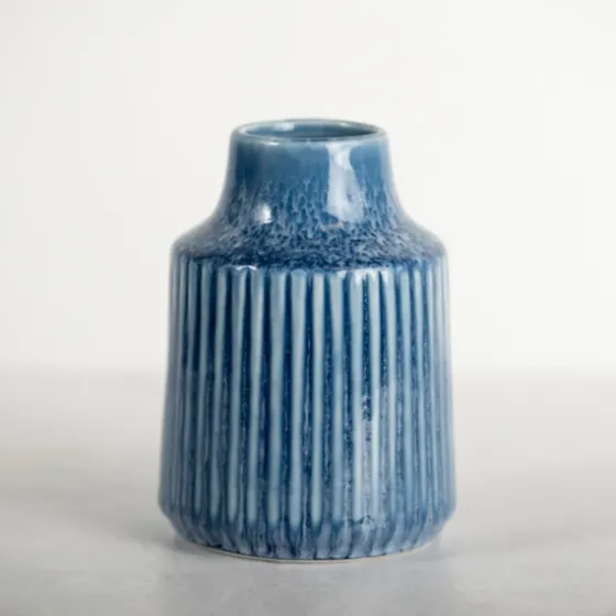 Reactive Ribbed Vase, 6 In.-Kirkland's Home Store