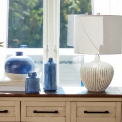 Reactive Ribbed Vase, 6 In.-Kirkland's Home Store