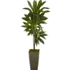 Real Touch Dracaena Tree In Green Planter, 4.5 Ft.-Kirkland's Home Best Sale