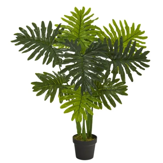 Real Touch Potted Tree Philodendron, 40 In.-Kirkland's Home Discount
