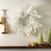 Real-Touch Flocked Norfolk Pine Wreath-Kirkland's Home Flash Sale