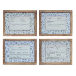 Recipe Card Wall Plaques, Set Of 4-Kirkland's Home Cheap