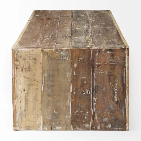 Reclaimed Natural Wood Distressed Coffee Table-Kirkland's Home Flash Sale