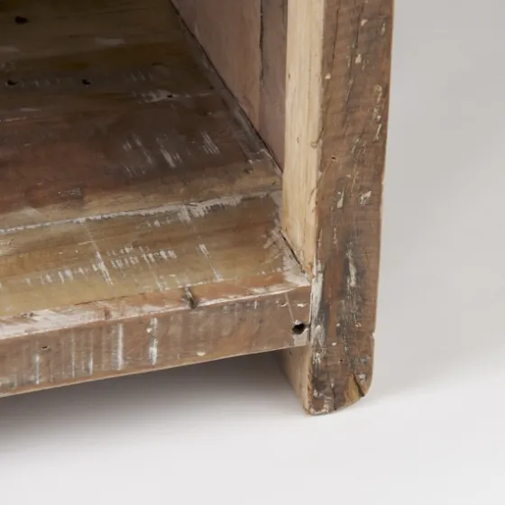 Reclaimed Natural Wood Distressed Coffee Table-Kirkland's Home Flash Sale