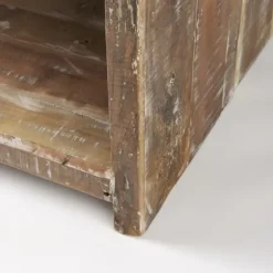 Reclaimed Natural Wood Distressed Coffee Table-Kirkland's Home Flash Sale