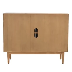 Reclaimed Pine And Woven Cane Cabinet-Kirkland's Home Shop