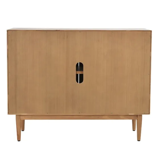 Reclaimed Pine And Woven Cane Cabinet-Kirkland's Home Shop