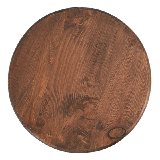 Reclaimed Pine Wood Adjustable Counter Stool-Kirkland's Home Outlet