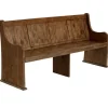 Reclaimed Pine Wood High Back Pew Dining Bench-Kirkland's Home Cheap