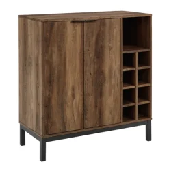 Reclaimed Wood Industrial Bar Cabinet-Kirkland's Home Cheap