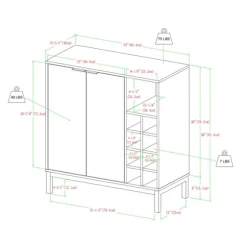 Reclaimed Wood Industrial Bar Cabinet-Kirkland's Home Cheap