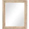 Rectangle Distressed Beaded Wall Mirror-Kirkland's Home Outlet