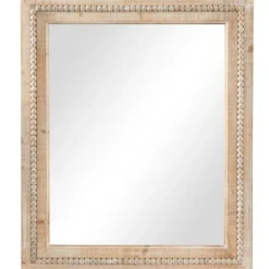 Rectangle Distressed Beaded Wall Mirror-Kirkland's Home Outlet