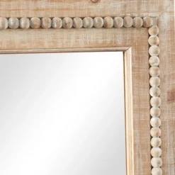 Rectangle Distressed Beaded Wall Mirror-Kirkland's Home Outlet
