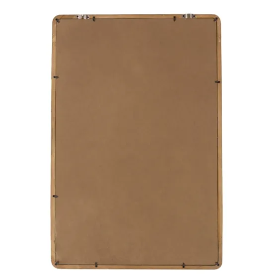 Rectangle Light Brown Wood Wall Mirror-Kirkland's Home Clearance