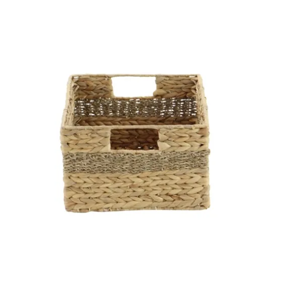 Rectangular Baskets With Metal Handles, Set Of 4-Kirkland's Home Discount