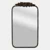 Rectangular Metal Flower Crest Wall Mirror-Kirkland's Home Sale