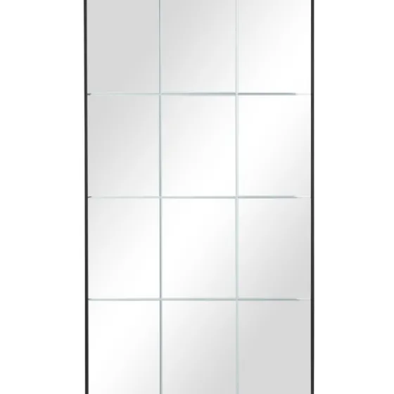 Rectangular Windowpane Grid Mirror, 23X40 In.-Kirkland's Home Store