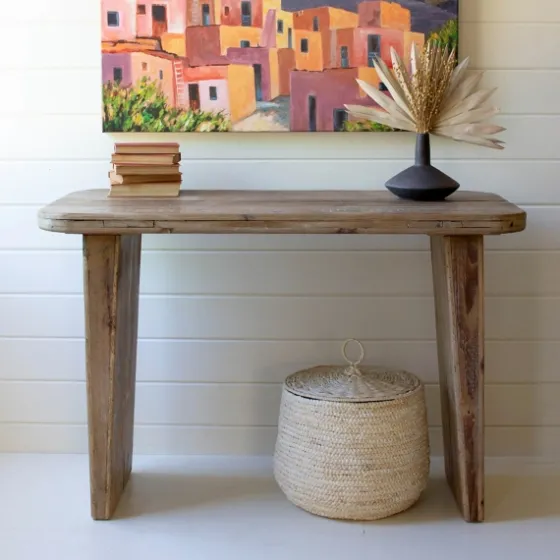 Recycled Wood Console Table-Kirkland's Home Fashion