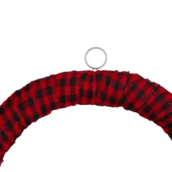 Red And Black Buffalo Check Pine And Berry Wreath-Kirkland's Home Sale