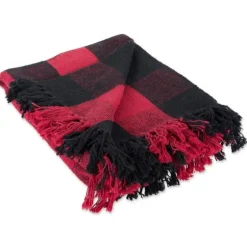 Red And Black Buffalo Check Throw-Kirkland's Home Best Sale