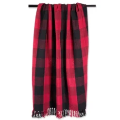Red And Black Buffalo Check Throw-Kirkland's Home Best Sale