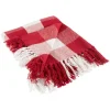 Red And White Buffalo Check Throw-Kirkland's Home New