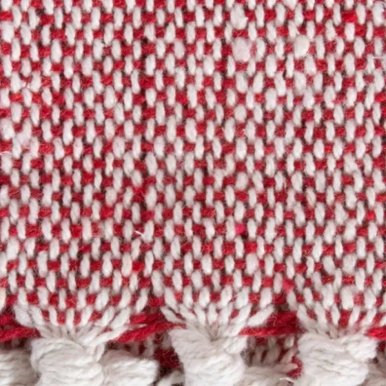 Red And White Buffalo Check Throw-Kirkland's Home New