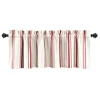 Red And White Farmhouse Stripe Valance-Kirkland's Home Hot