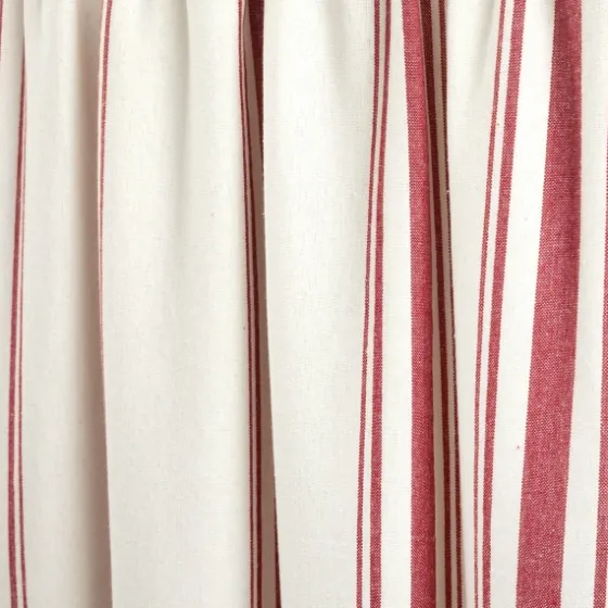 Red And White Farmhouse Stripe Valance-Kirkland's Home Hot