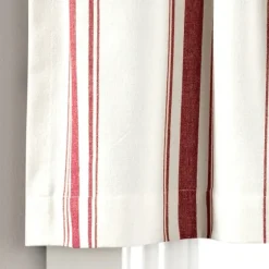 Red And White Farmhouse Stripe Valance-Kirkland's Home Hot